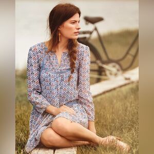 Anthropologie Holding Horses Betony Swing Dress sz 8